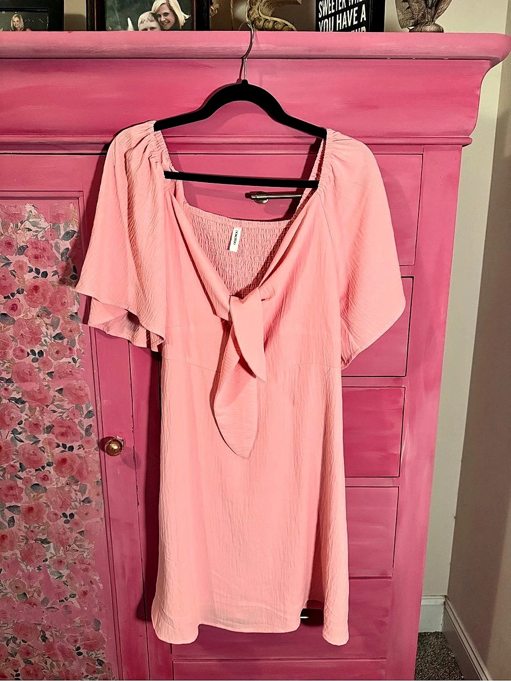 Pink Short Sleeve Dress Like New